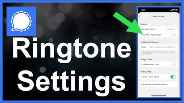 Signal App Ringtone Setting