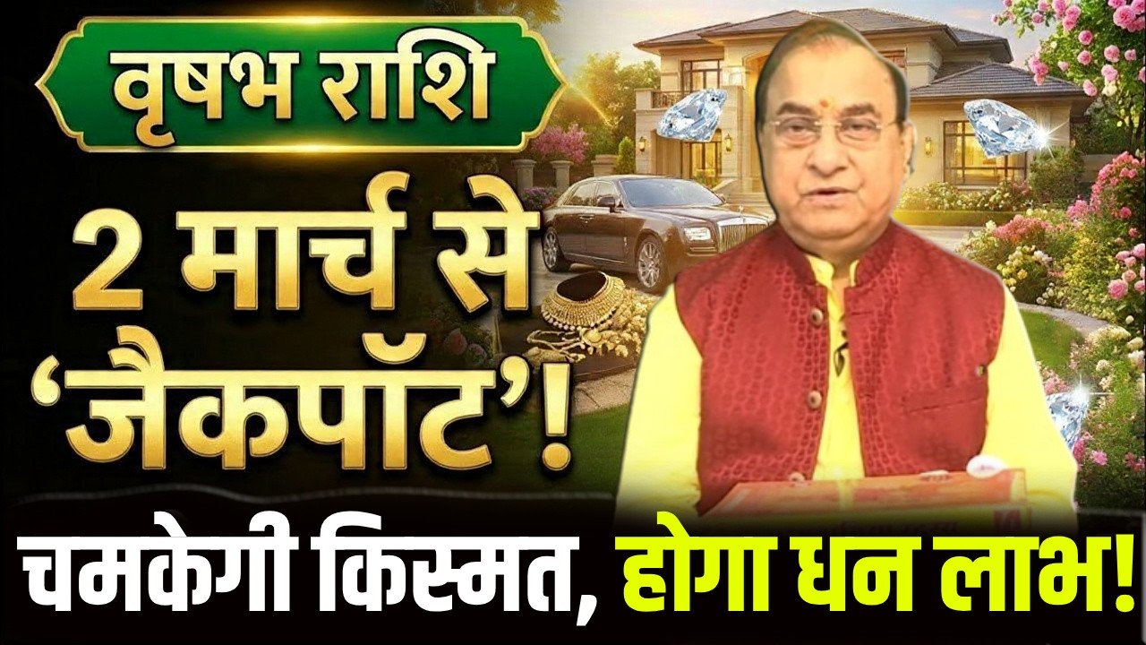 Vrishabh Rashi March 2026 Horoscope: वृषभ राशि के लिए मार्च 2026 कैसा रहेगा! Taurus Rashifal March