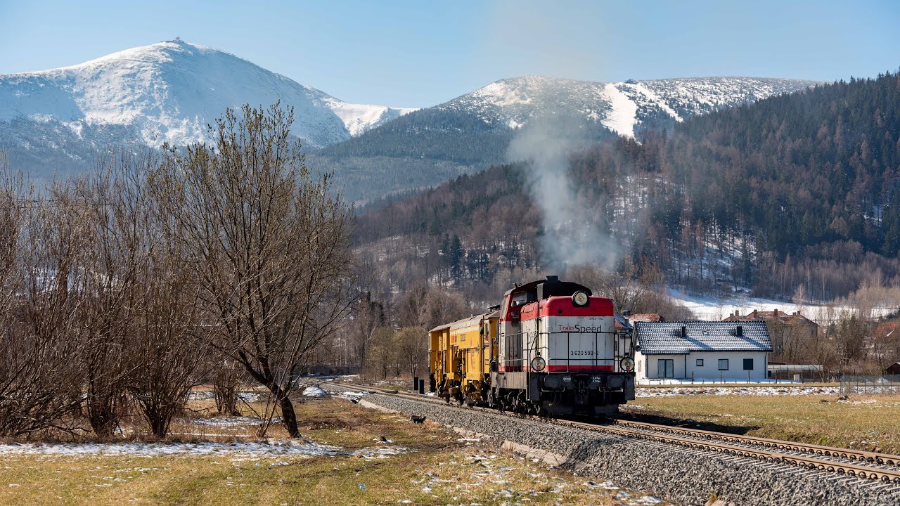 Pociągi robocze na linii do Karpacza