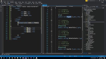 [ASP.NET MVC] 12. 게시판 리스트 출력하기