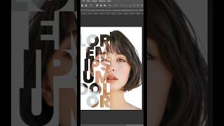Photoshop Typography Mask Effect Tutorial 🔥 (Easy Portrait Text Effect)