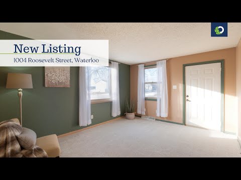 1004 Roosevelt Street., Waterloo, IA home video tour
