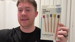 The Humble Co Bamboo Toothbrushes, 5 Pack   Ultra Soft Bristles Natural Bamboo Toothbrush Review