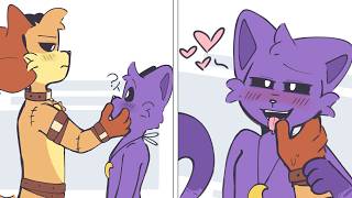 Catnap And Dogday Pretends To Hate It Poppy Playtime Chapter 5 Comic Dub
