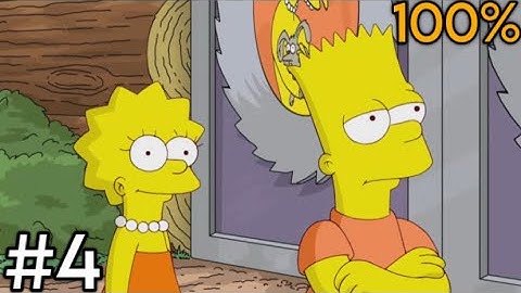 The Simpsons Game  Part 4 - Lisa The Tree Hugger 100% (All Collectibles And Cliches)