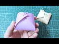 折纸礼物盒，太简单了。只需两步