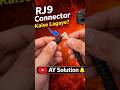 Telephone Wire Me RJ9 Connector Kaise Lagaye