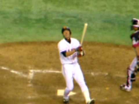 ジャイアンツ大田泰示・公式戦初打席＜３球目＝空振り→三振＞