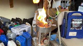 First Start Up On A 1946 Coleman 530 Pocket Stove!