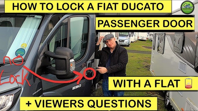 How to manually lock the doors on a Fiat Ducato after disconnecting the  battery 