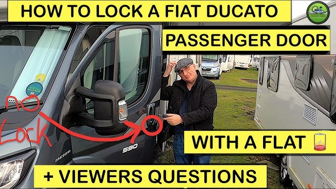 How to manually lock the doors on a Fiat Ducato after