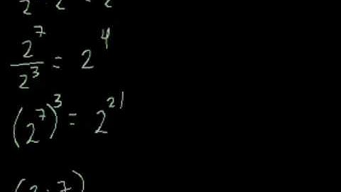 Exponent Rules Part 2