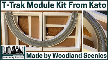45 | T-Trak Module Kit From Kato | Made by Woodland Scenics