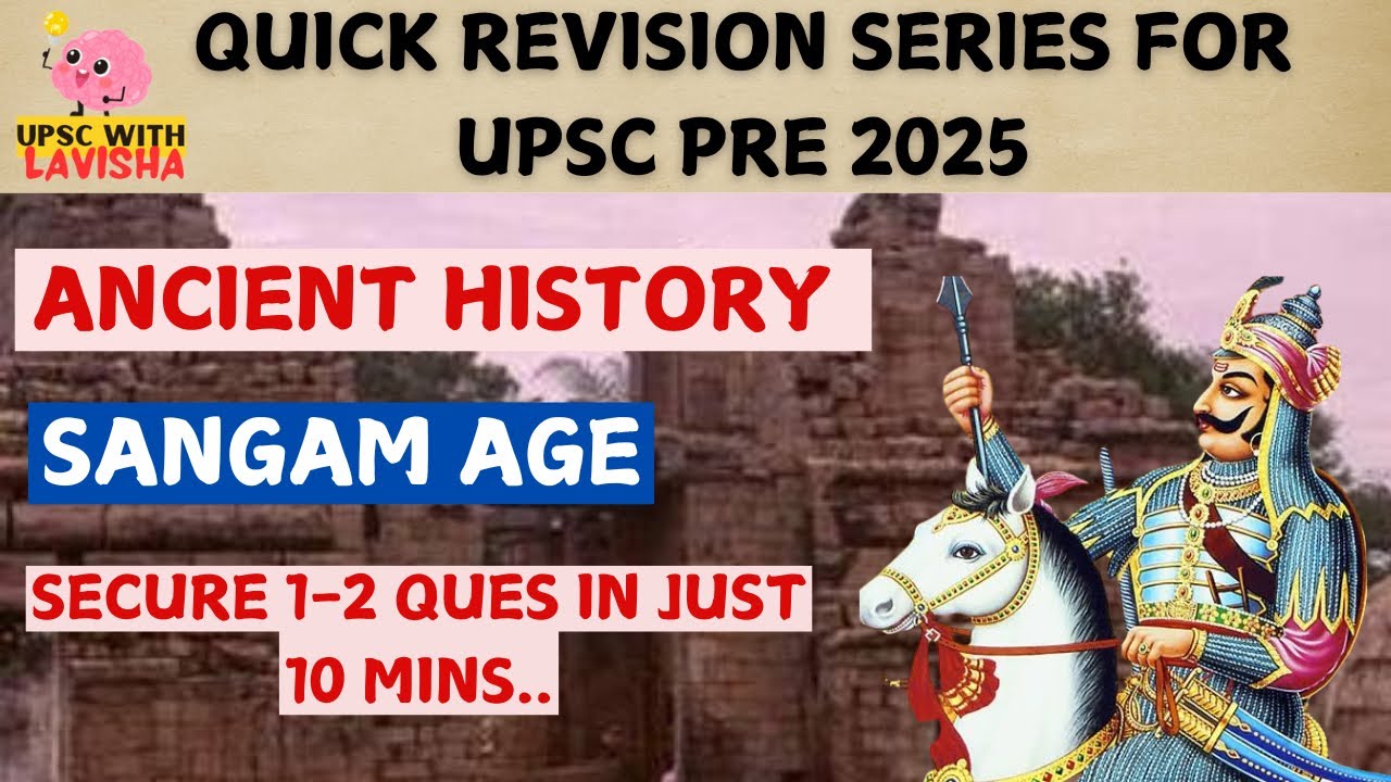 Sangam Age ( 300 BCE - 300 CE ) In Just 10 Minutes l Quick Revision l ...