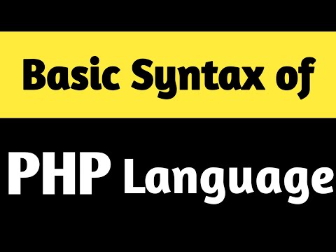 Basic Syntax of PHP | PHP syntax | PHP Tutorial #3