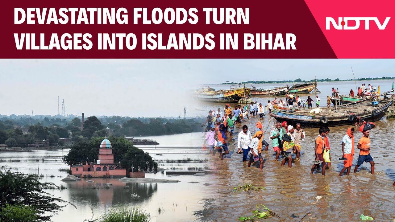 Bihar Floods | Devastating Floods Turn Villages Into Islands In North Bihar