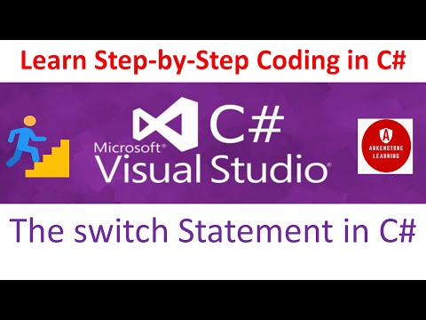 Part 24 - The switch Statement in C#