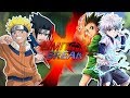 Naruto and sasuke vs gon and killua naruto vs hunter x hunter  limit break showdown