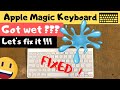 How to repair an apple wireless keyboard by not washing it under a tap