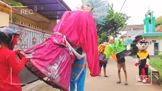 Ondelondel Betawi Di Tabrak Motor Badut Boboiboy Dan Badut Doraemon