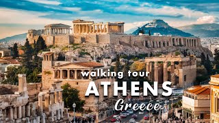 ATHENS 🇬🇷 GREECE 🇬🇷 WALKING TOUR 4K