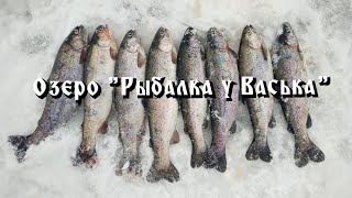 Озеро &quot;Рыбалка у Васька&quot;. Рыбалка на форель.