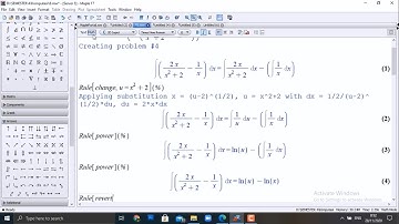 Penyelesaian Integral dengan Maple