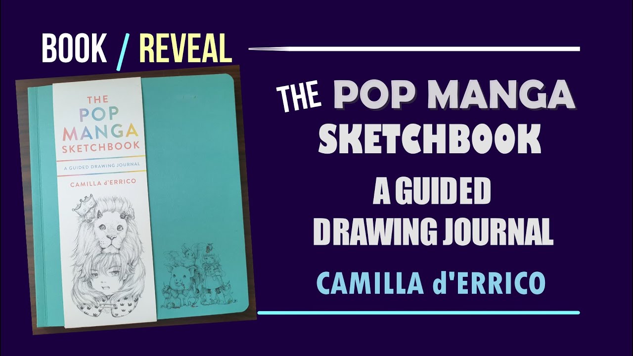Book Reveal The Pop Manga Sketchbook A Guided Drawing Journal YouTube