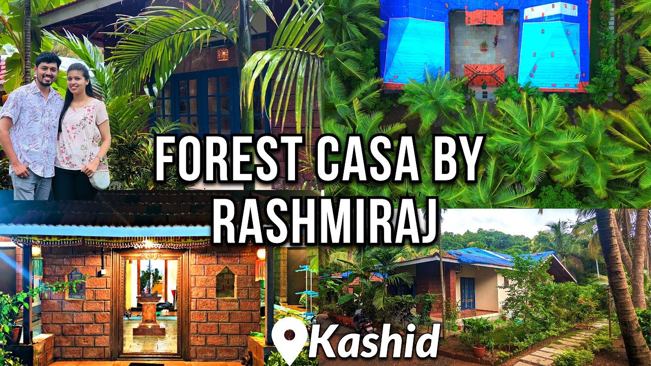 South Goa feel in Kashid🌴| Kashid Beach Home Stay 😍| Forest Casa By Rashmiraj 
