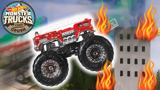 Chi potrà sopportare le fiamme? 🔥 Possono i Monster Truck sopravvivere alla sfida?