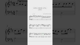 Dora (2024) Theme Song Sheet Music #shorts #short #shortvideo #shortsvideo #shortsfeed #tiktok