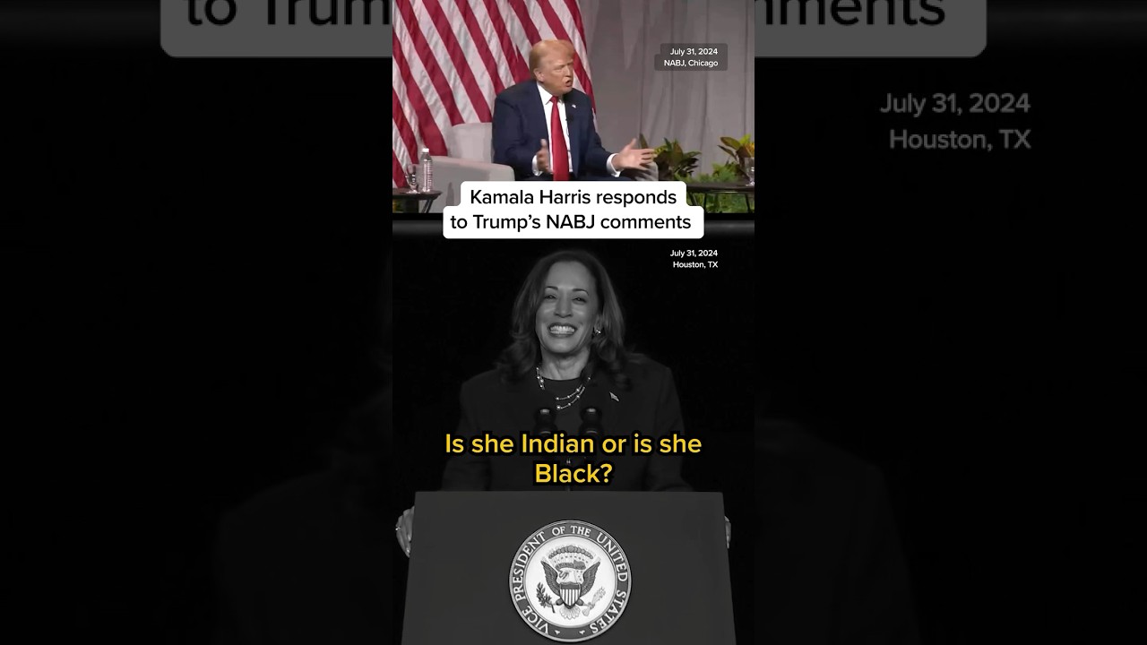 Kamala Harris responds to Trump’s NABJ comments