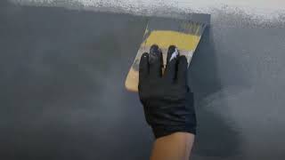 Silk Plaster Nappa In Striking Grey Shade 40 - A Matte Masterpiece Applied With Brush Technique