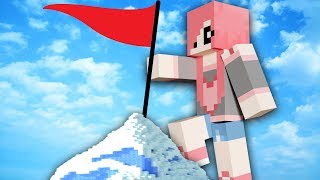 ПОКОРИЛА ЭВЕРЕСТ В МАЙНКРАФТ! ПОДНИМАЮСЬ НА САМУЮ ВЫСОКУЮ ГОРУ В MINECRAFT