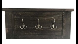 I created this video with the YouTube Slideshow Creator (https://www.youtube.com/upload) rustic coat hooks,wall mount coat rack 