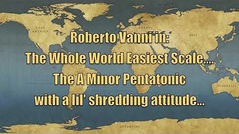 String-Skipping A minor Pentatonic with Wide Intervals by Roberto Vanni