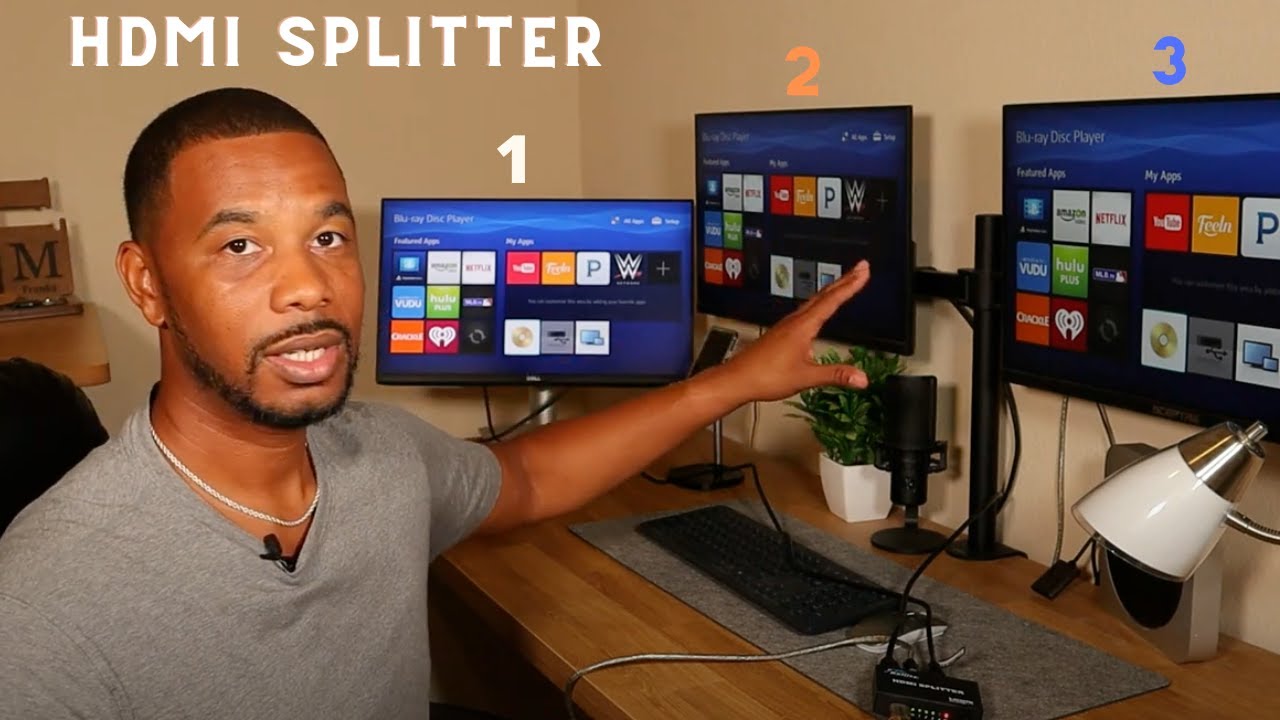 How to Set Up Multiple TV Displays With an HDMI Splitter