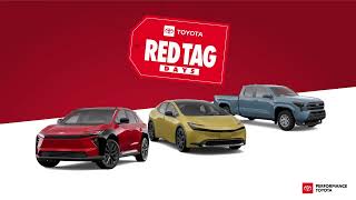 Red Tag Days | Performance Toyota