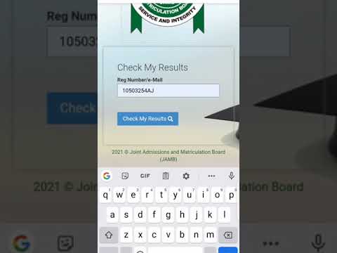 How to check jamb result 2020/2021 using any browser