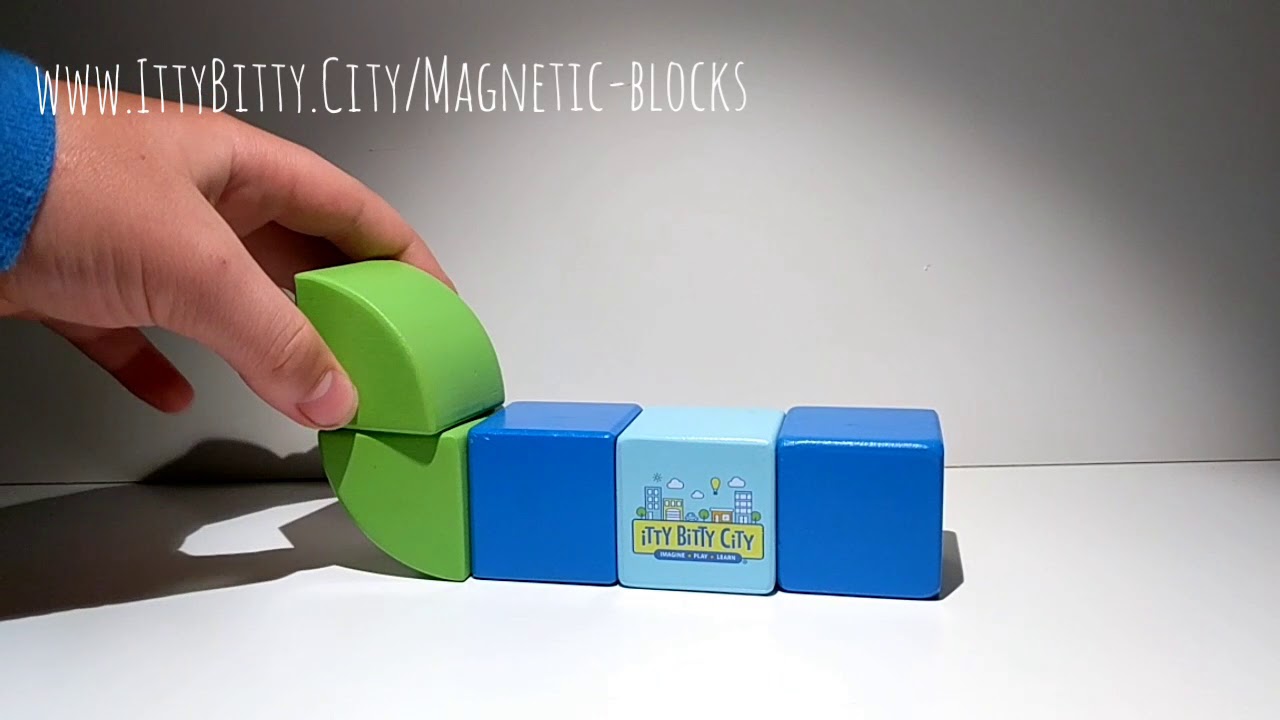 Magnetic Wooden Blocks to Build a Platypus by Itty Bitty City