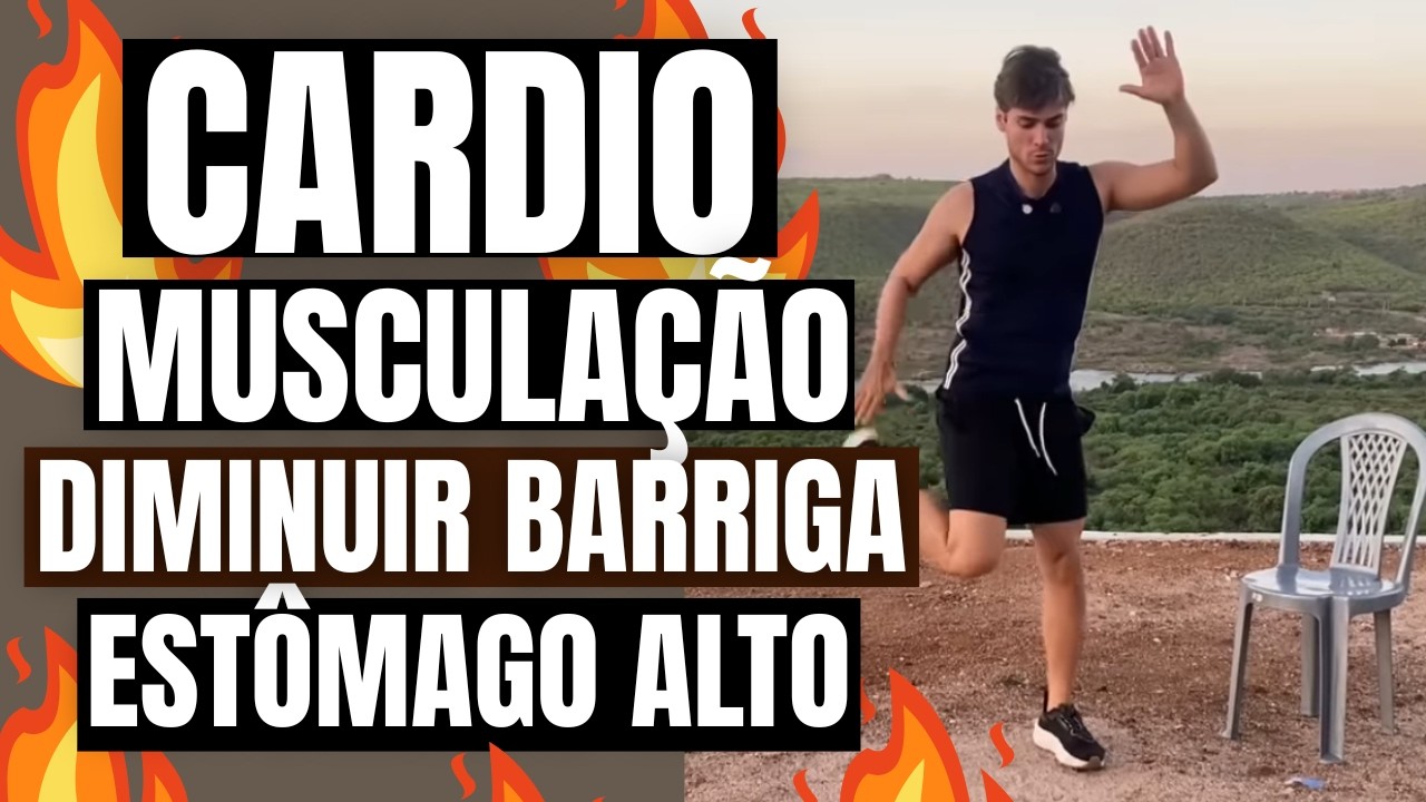 CARDIO Musculação para diminuir barriga e estômago alto