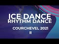 Eva bernard  tom jochum fra ice dance rhythm dance  courchevel2  2021