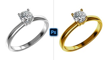 Realistic Way Convert Silver Rings into Golden Rings in Photoshop | Photoshop Tutorial 2025