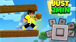 How to do Fast Bridging in MCPE | Noob to Pro Just in to Minutes