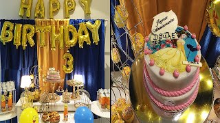  تحضيرات البيفي ديال عيد ميلاد  بنتي buffet d'anniversaire de ma fille 