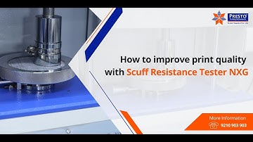 Improve Print Quality with Scuff Resistance Tester NXG | Print Rub Test Demo