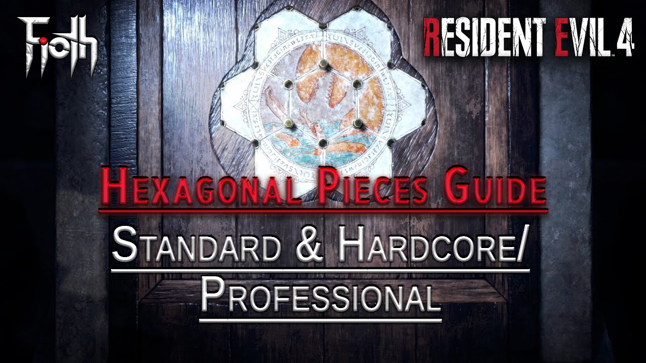 RE4 Remake, Hexagon Puzzle Solution & Hexagonal Pieces Location