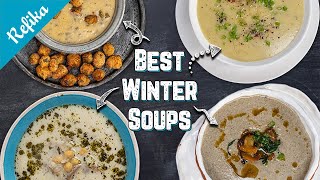 BEST SOUP Recipes to warm your soul in WINTER! ❄️ Mushroom Soup, Roasted Garlic Soup and more ♥️