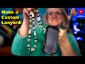 Make a Custom Lanyard for your phone, beads, crafts, diy, howto