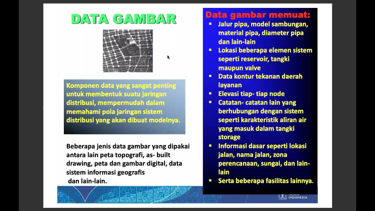 Pertemuan 22 Pemodelan Sistem Distribusi Air Minum, SPAM Prodi Teknik LIngkungan FTSP-UII